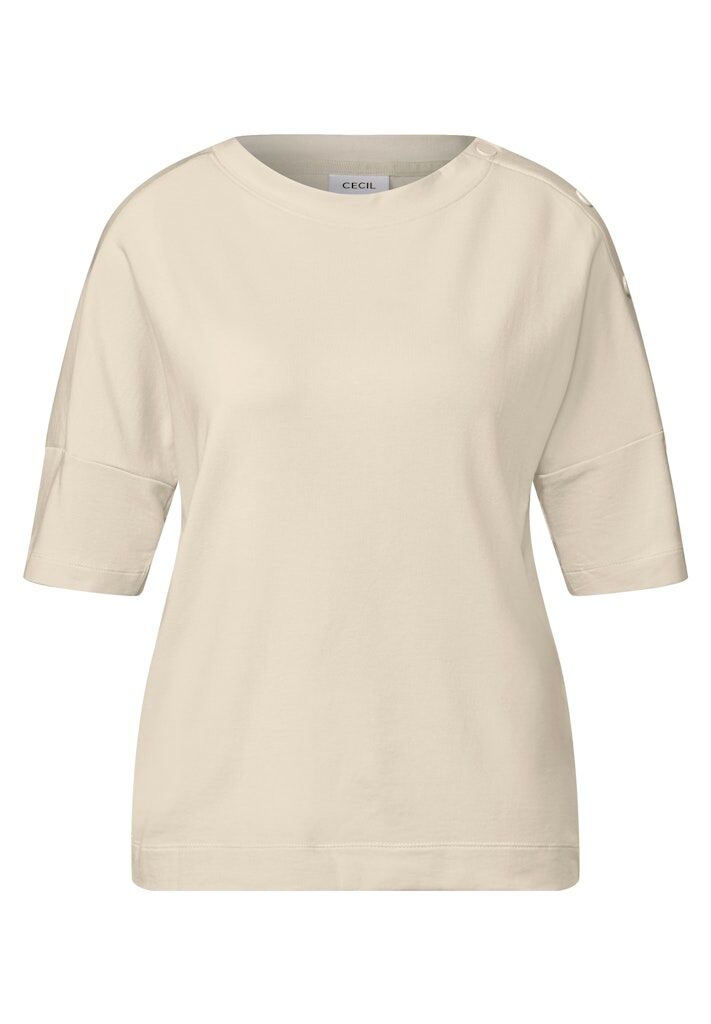 Cecil T-Shirt mit Knopfdetail