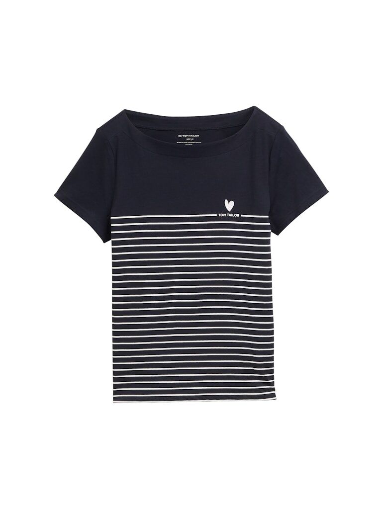 T-Shirt mit Streifenmuster