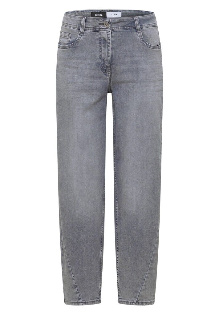 High Waist Barrel Leg Jeans im Loose Fit High Waist Barrel Leg Jeans im Loose Fit
