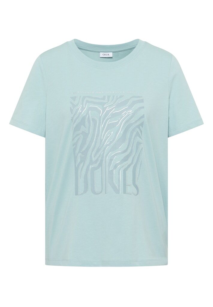 T-Shirt mit Folienprint T-Shirt mit Folienprint