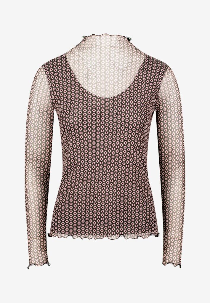 Mesh-Shirt mit grafischem Print Mesh-Shirt mit grafischem Print