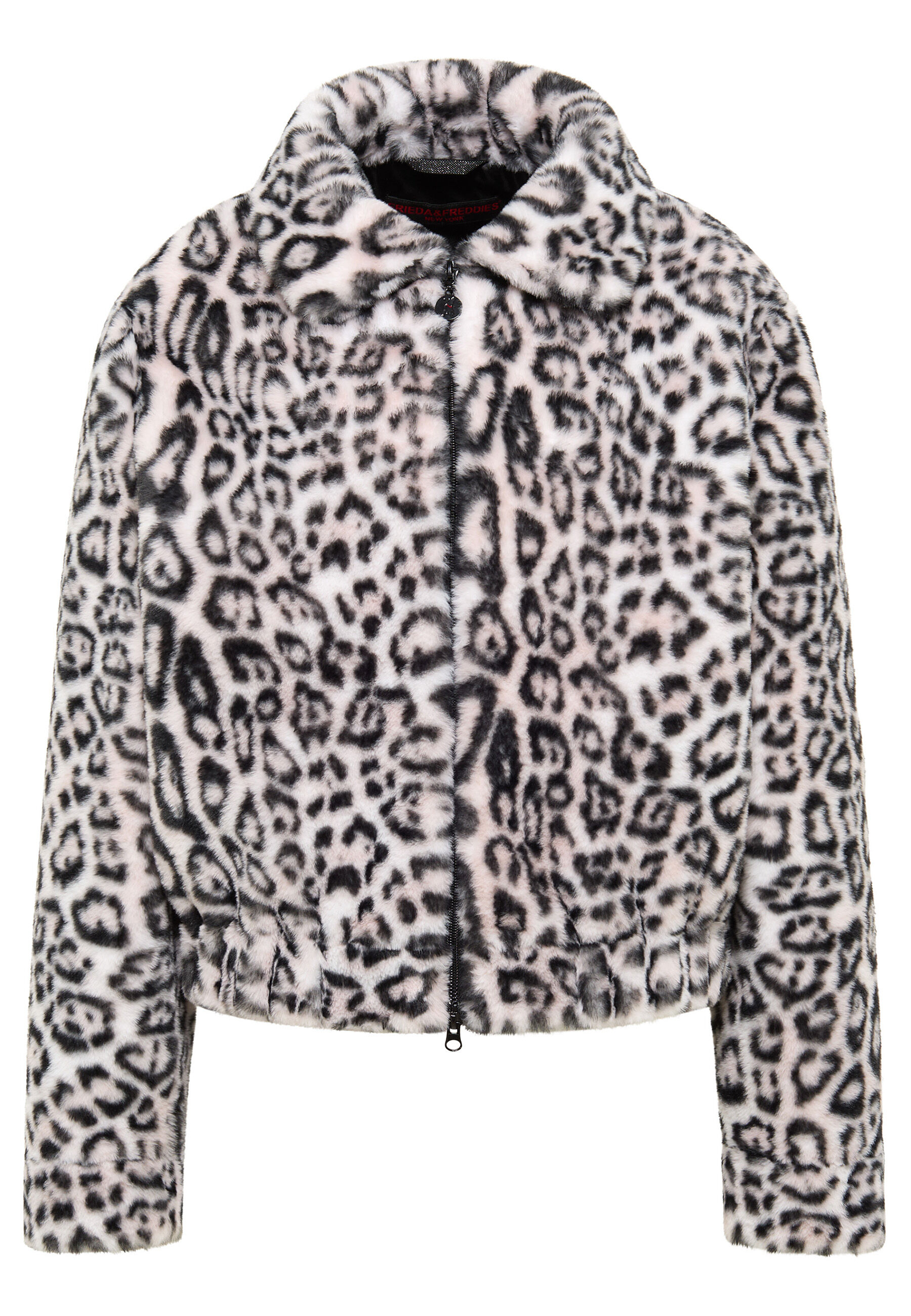 Kunstpelz-Jacke "Xavy" in Leo-Print