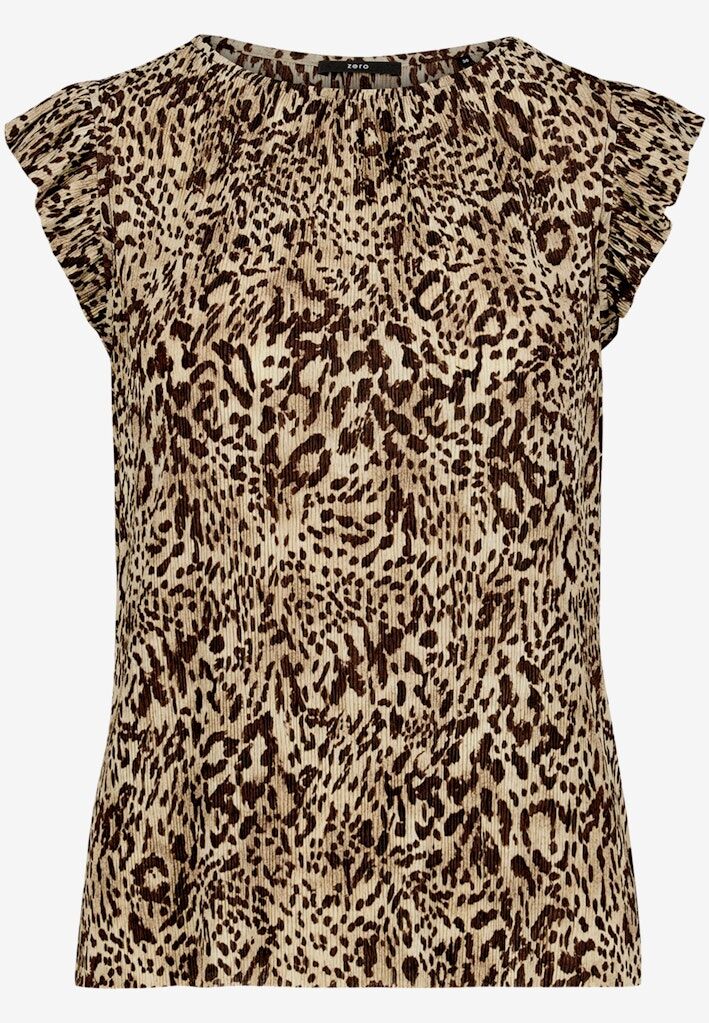 T-Shirt mit Leoprint