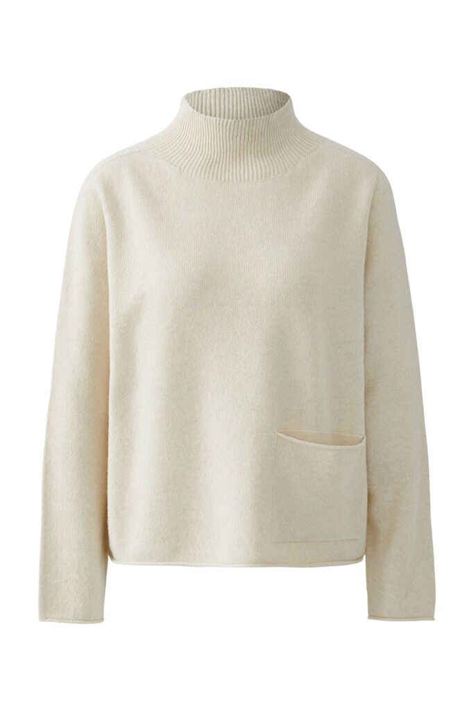 Pullover mit Stehkragen Pullover mit Stehkragen