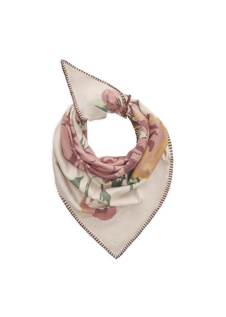 Dreieckstuch mit Blumen-Muster Dreieckstuch mit Blumen-Muster
