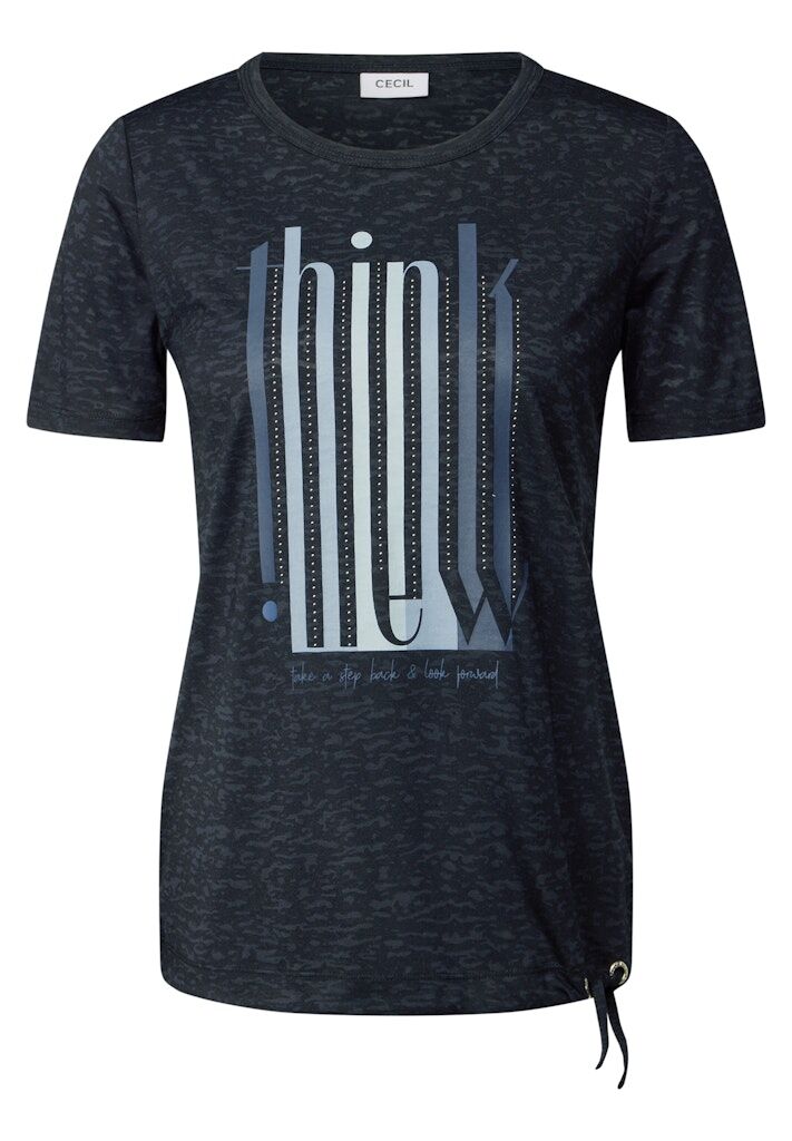 Cecil Shirt mit Wording