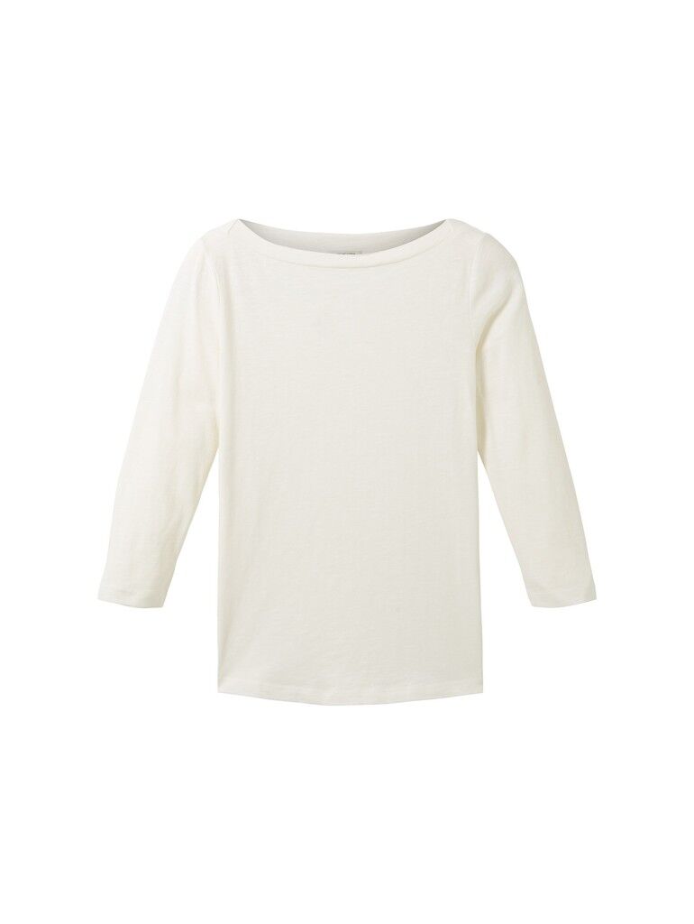 Longsleeve mit 3/4-Arm aus Baumwolle Longsleeve mit 3/4-Arm aus Baumwolle