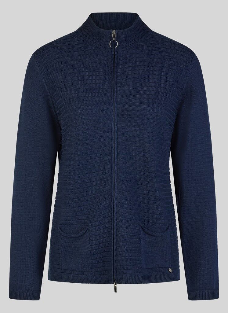 Strickjacke mit Reißverschluss
