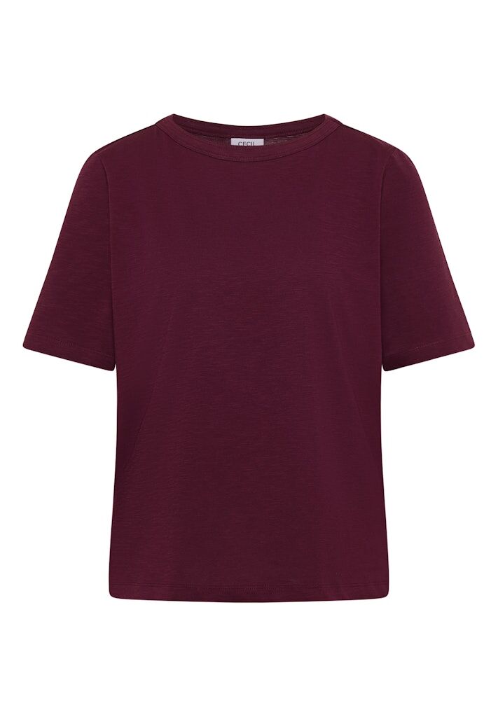 Kurzarm T-Shirt aus reiner Baumwolle Kurzarm T-Shirt aus reiner Baumwolle