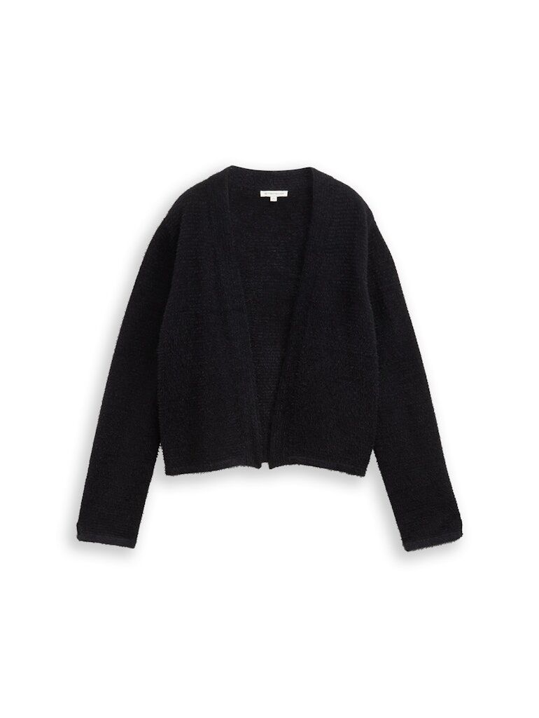 Cardigan aus Federgarn Cardigan aus Federgarn