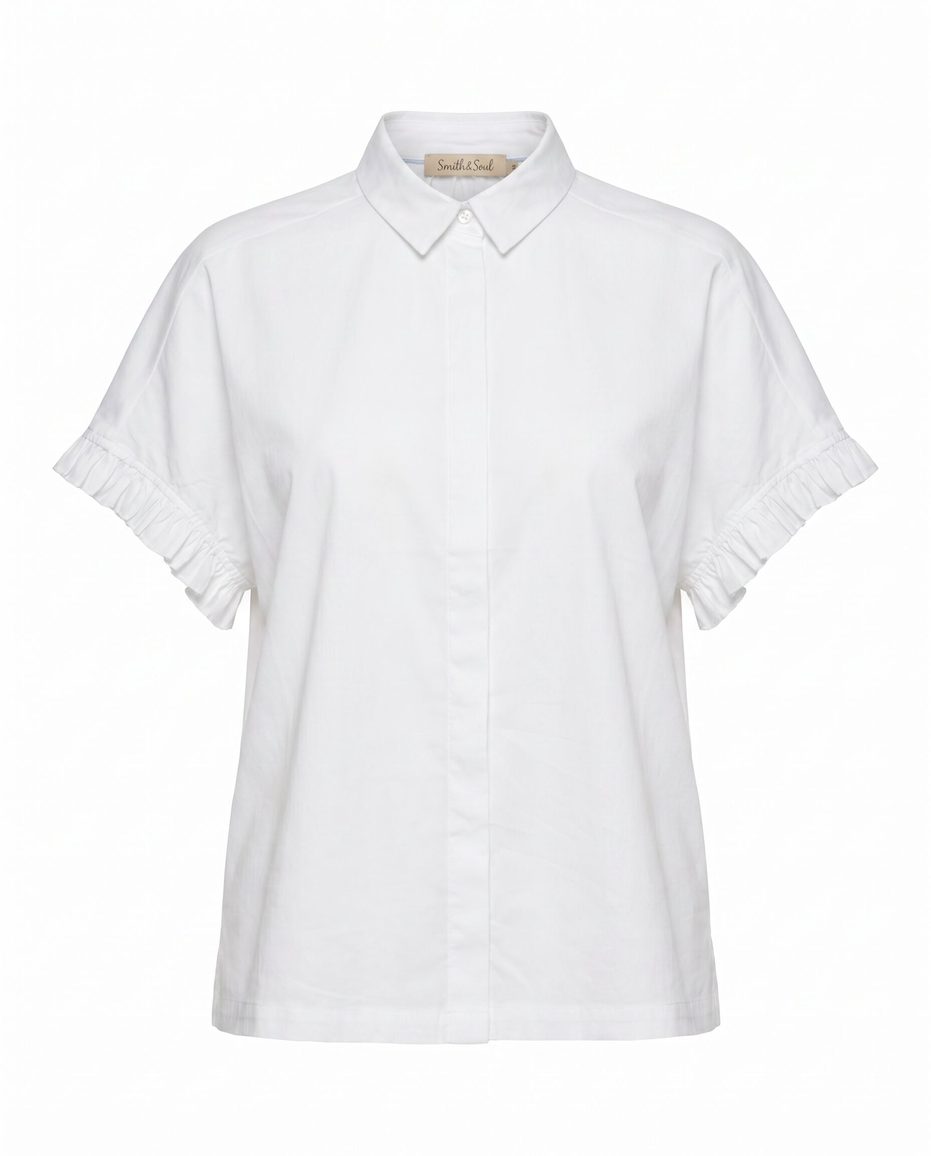 Bluse mit Ruffleärmeln Bluse mit Ruffleärmeln