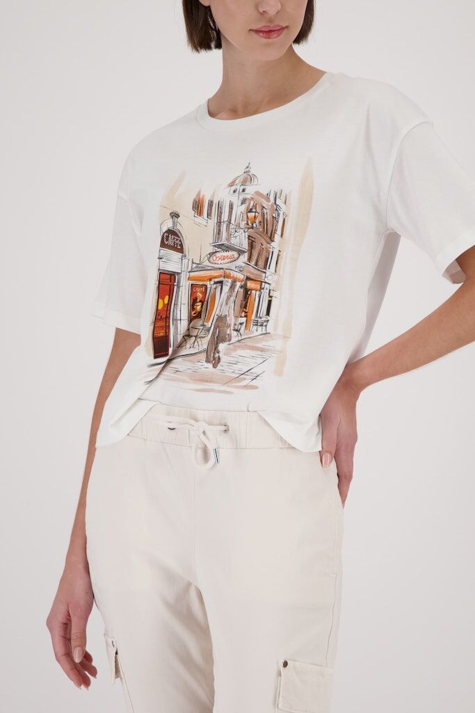T-Shirt mit "modernem City-Print" T-Shirt mit "modernem City-Print"