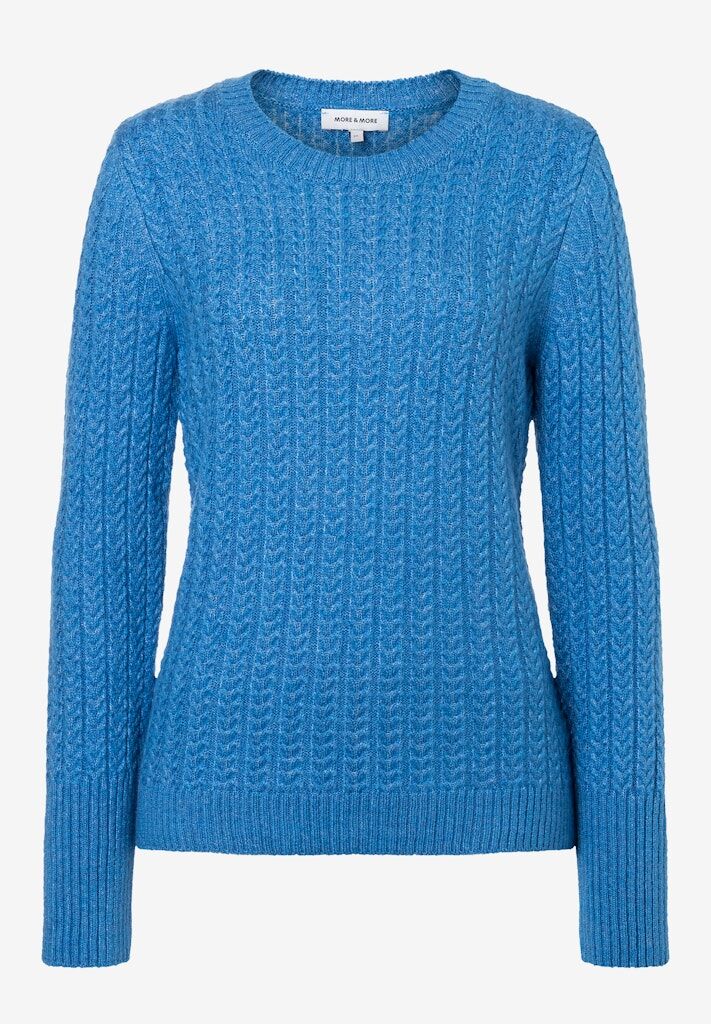 Pullover mit Zopfmuster Pullover mit Zopfmuster
