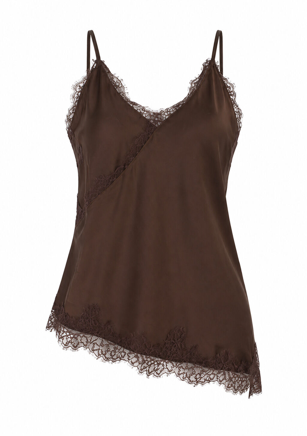 Top mit Spitzendetails Top mit Spitzendetails