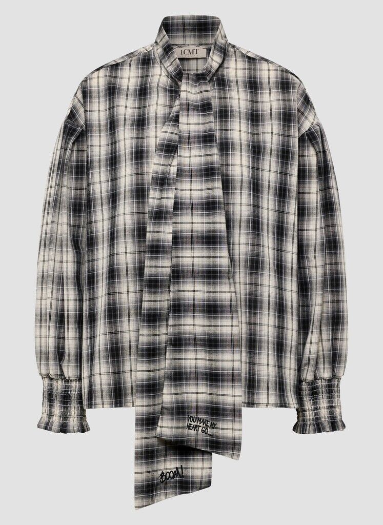 Bluse mit Schluppe
