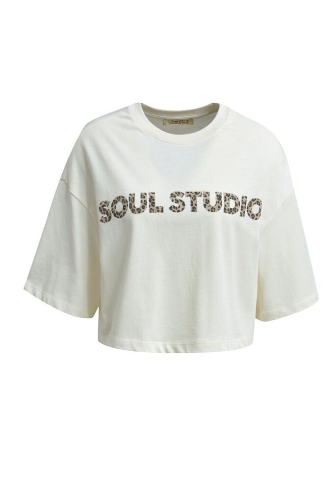 Smith & Soul Cropped T-Shirt mit Print