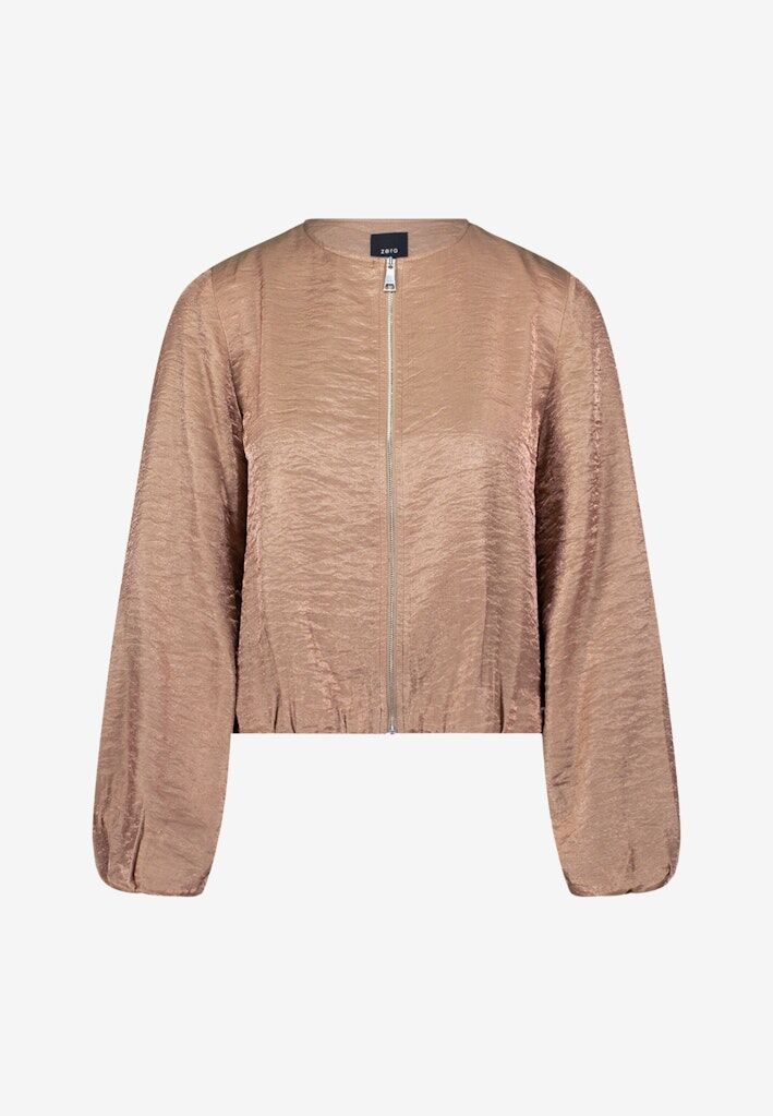 Jacke mit Knittereffekt