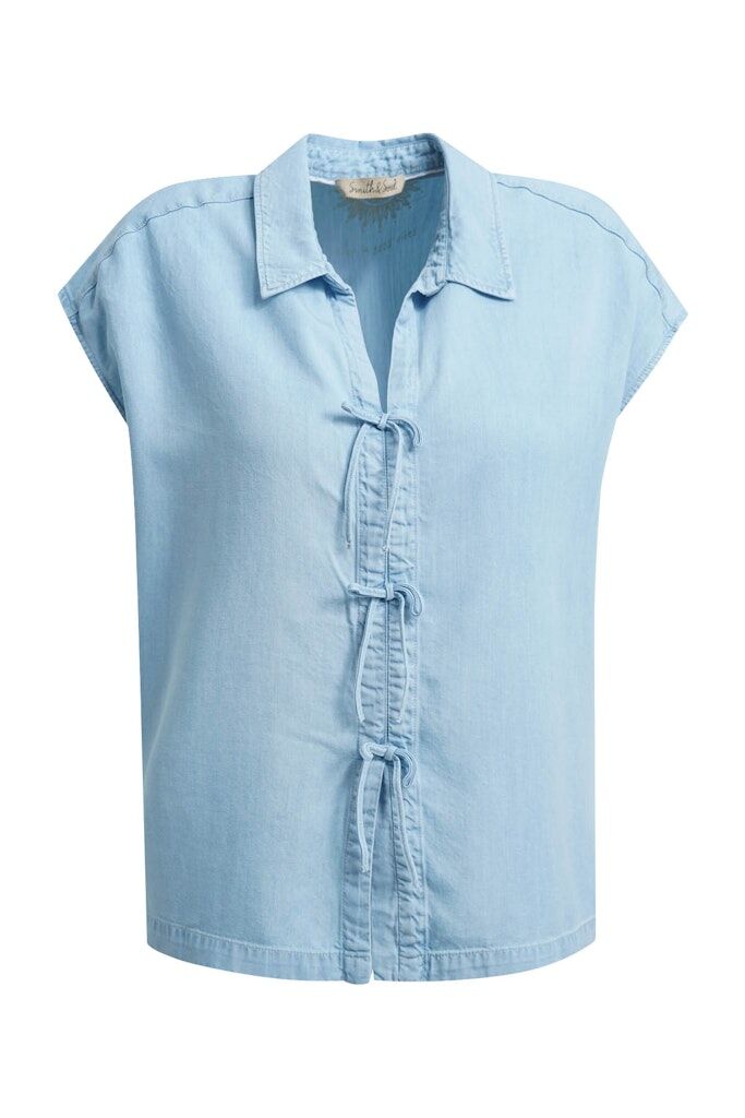 Denim-Bluse