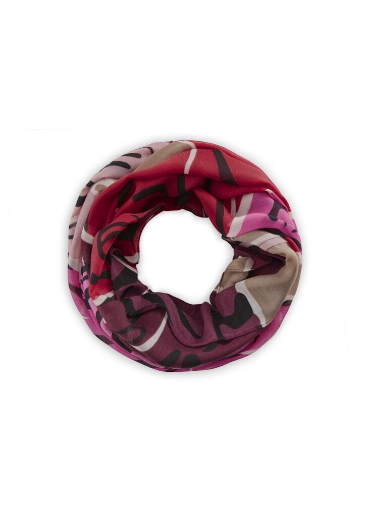 Loop aus recyceltem Polyester mit Tigerprint