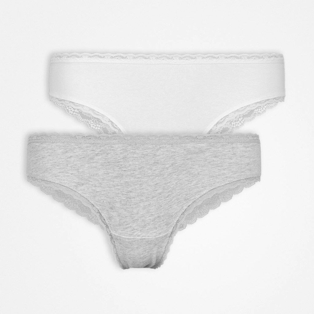 Snocks 2er Set Brazilian Slip mit Spitze Snocks 2er Set Brazilian Slip mit Spitze