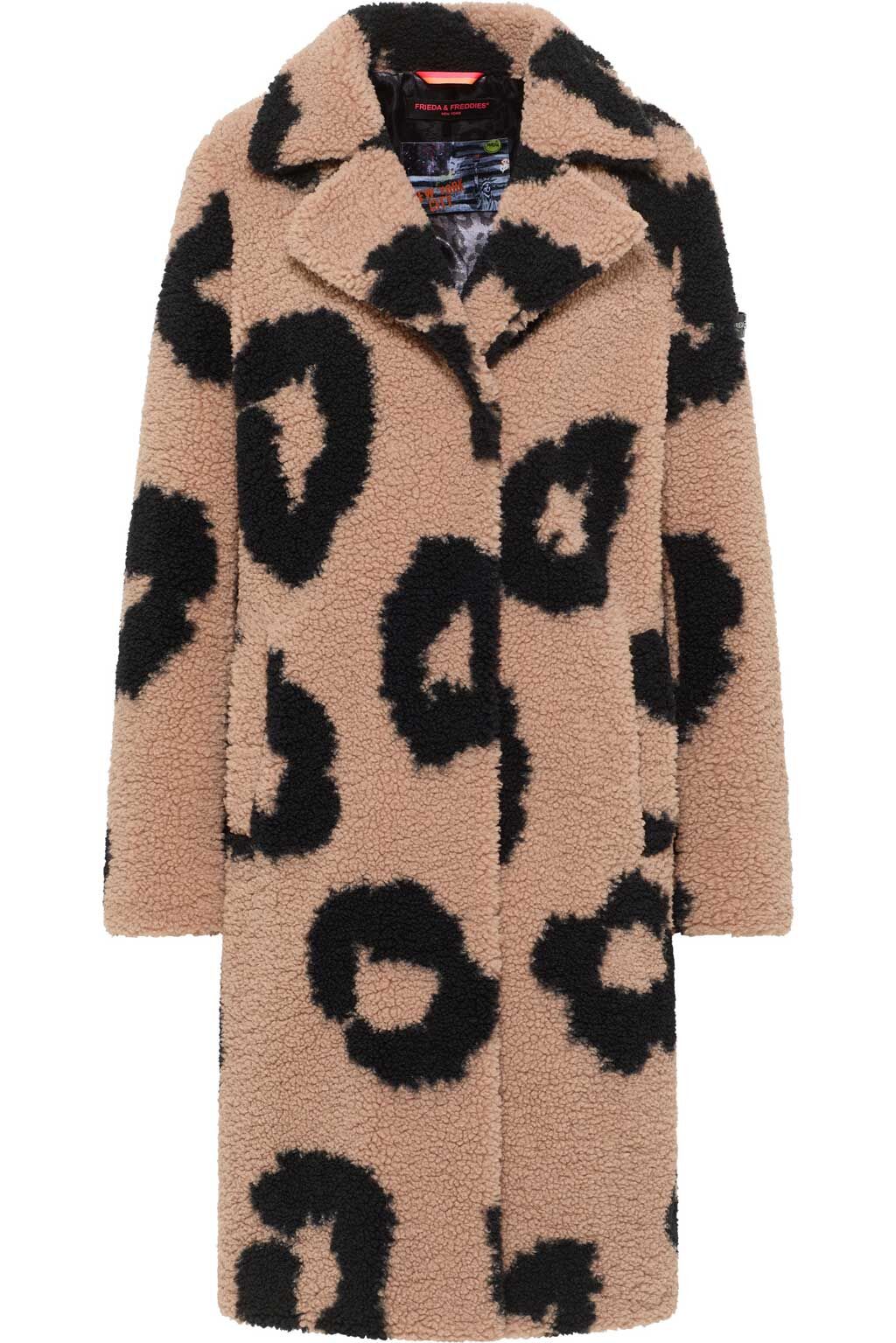 Frieda & Freddies Fake-Fur Mantel