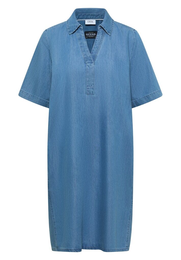 Kleid im Denim-Look