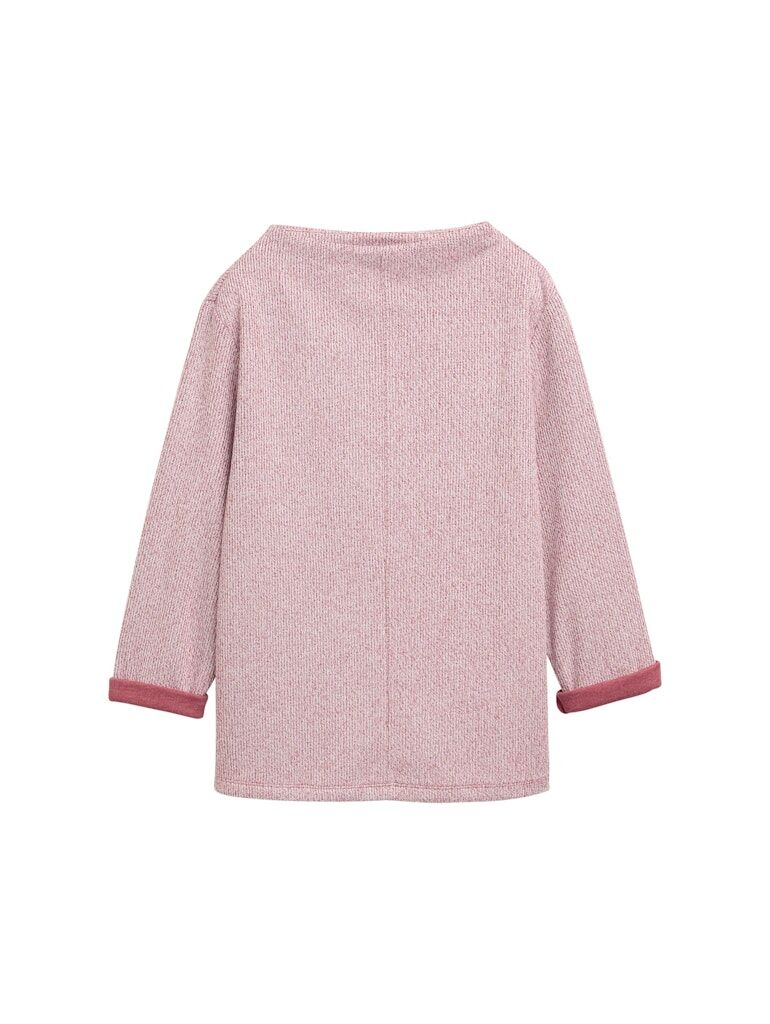 Sweatshirt mit Stehkragen Sweatshirt mit Stehkragen
