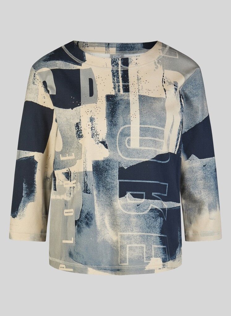 Shirt mit Allover-Print