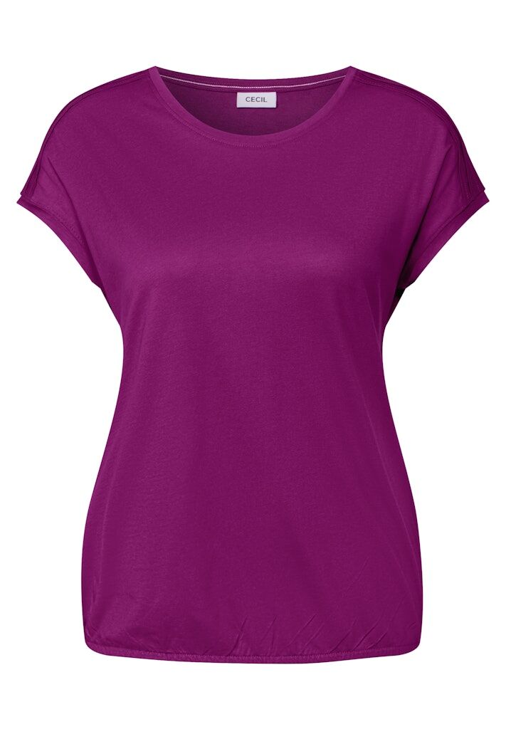 Shirt in Unifarbe