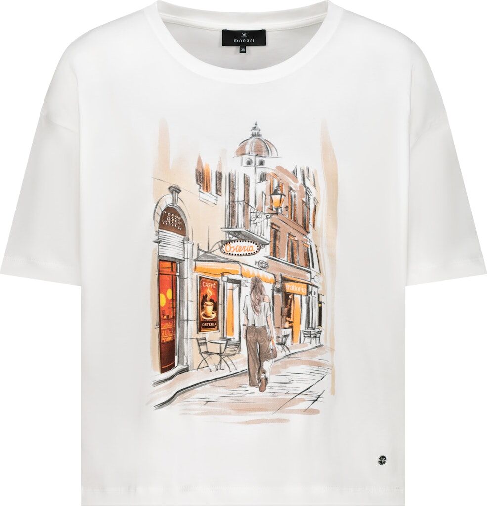 T-Shirt mit "modernem City-Print"