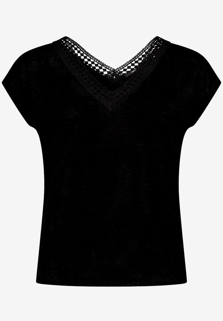 T-Shirt mit Spitze T-Shirt mit Spitze