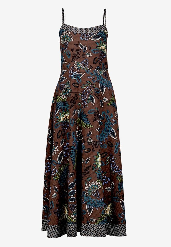 Maxikleid mit floralem Muster