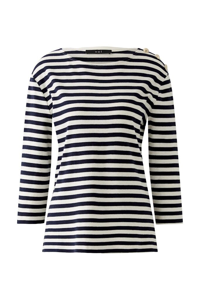 Oui SUNALA T-Shirt reine Baumwolle Oui SUNALA T-Shirt reine Baumwolle