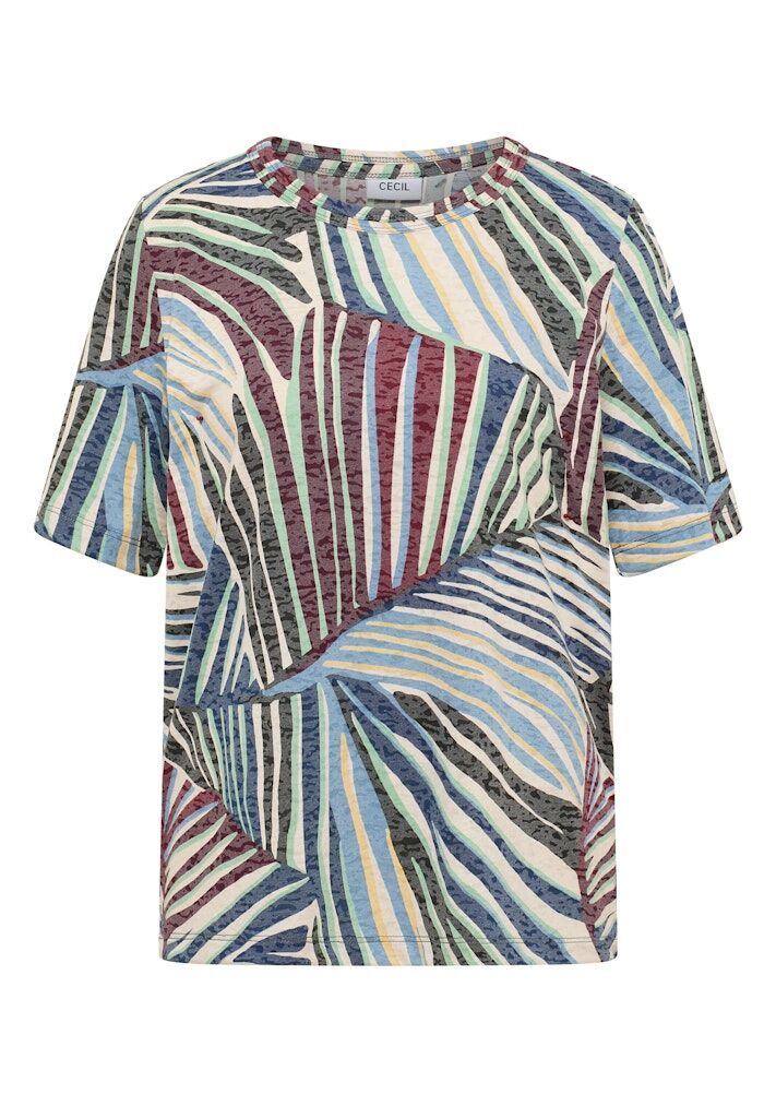 T-Shirt im Ausbrenner-Look mit Print T-Shirt im Ausbrenner-Look mit Print