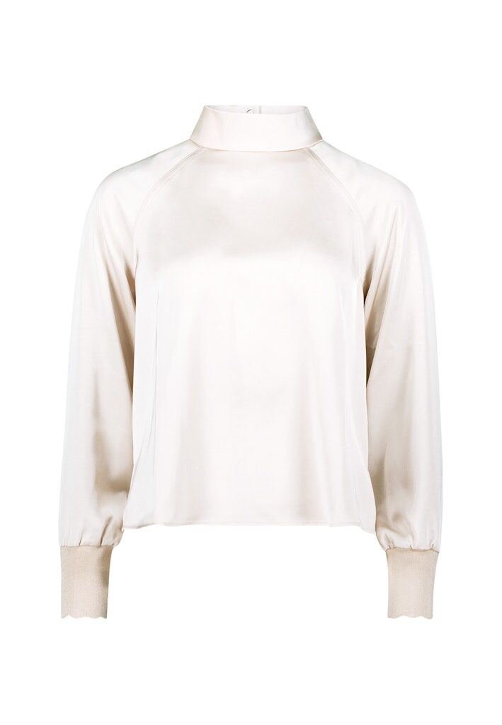 Satinbluse