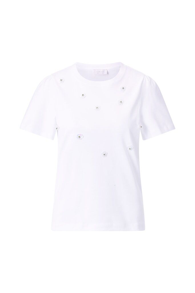 Rich & Royal T-Shirt with Flower Application