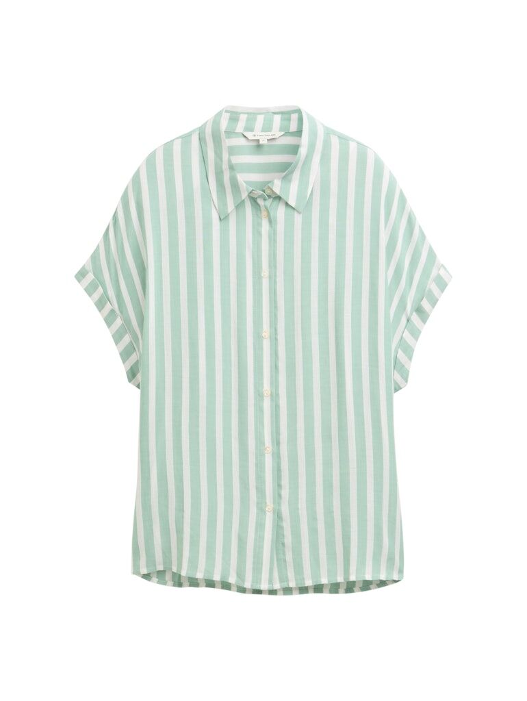Tom Tailor Loose Fit Bluse mit Streifenmuster Tom Tailor Loose Fit Bluse mit Streifenmuster