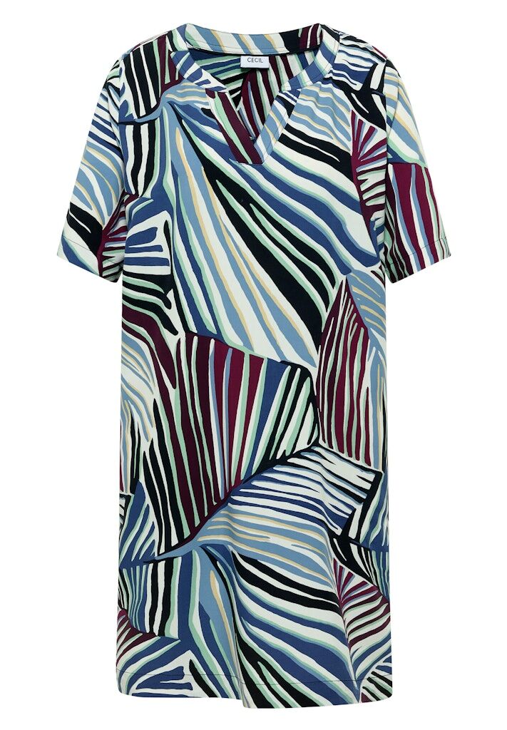 Kleid mit grafischem Muster Kleid mit grafischem Muster