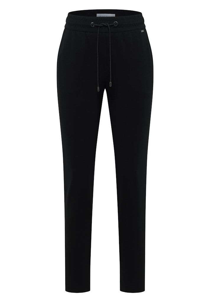 Mid Waist Slim Leg Hose im Casual Fit