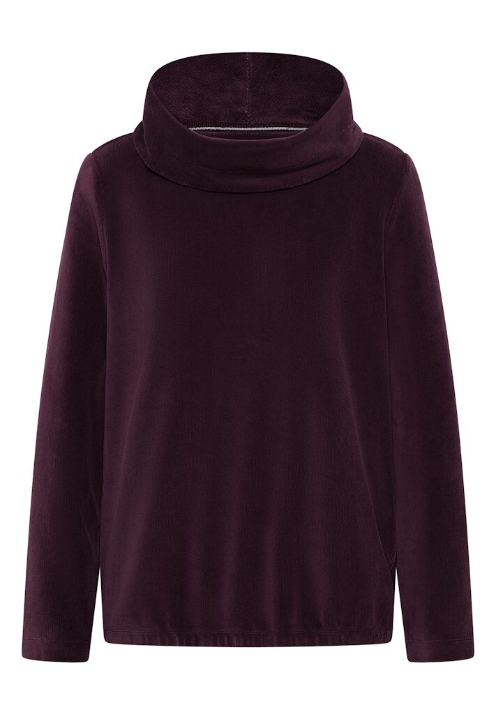 Cord Shirt mit großem Kragen