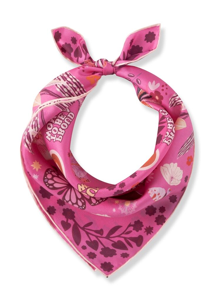 Nickituch aus Seide "Superwoman"