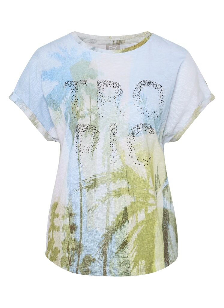 T-Shirt mit Strassdetails T-Shirt mit Strassdetails