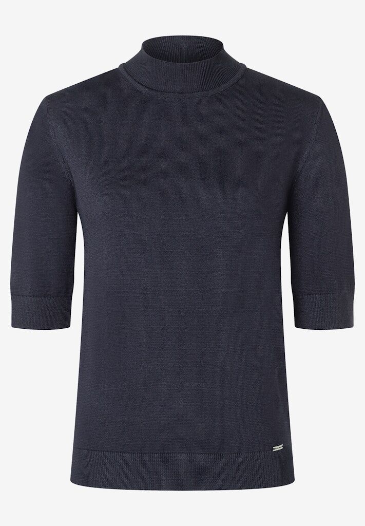 Turtleneck-Pullover mit kurzen Ärmeln Turtleneck-Pullover mit kurzen Ärmeln