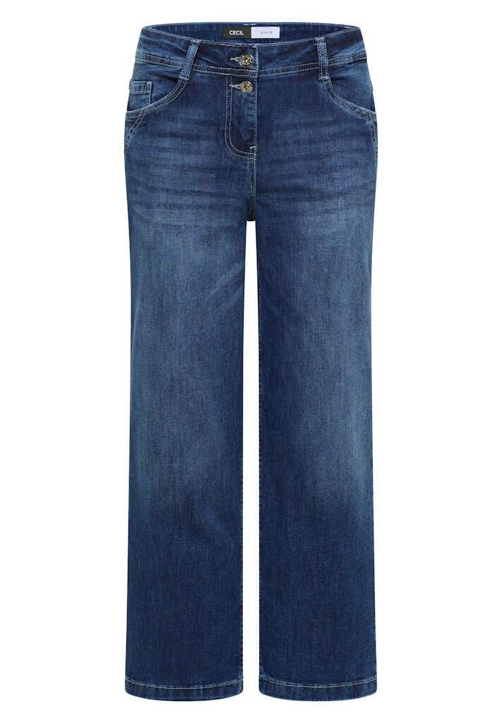 High Waist Wide Leg Jeans im Loose Fit