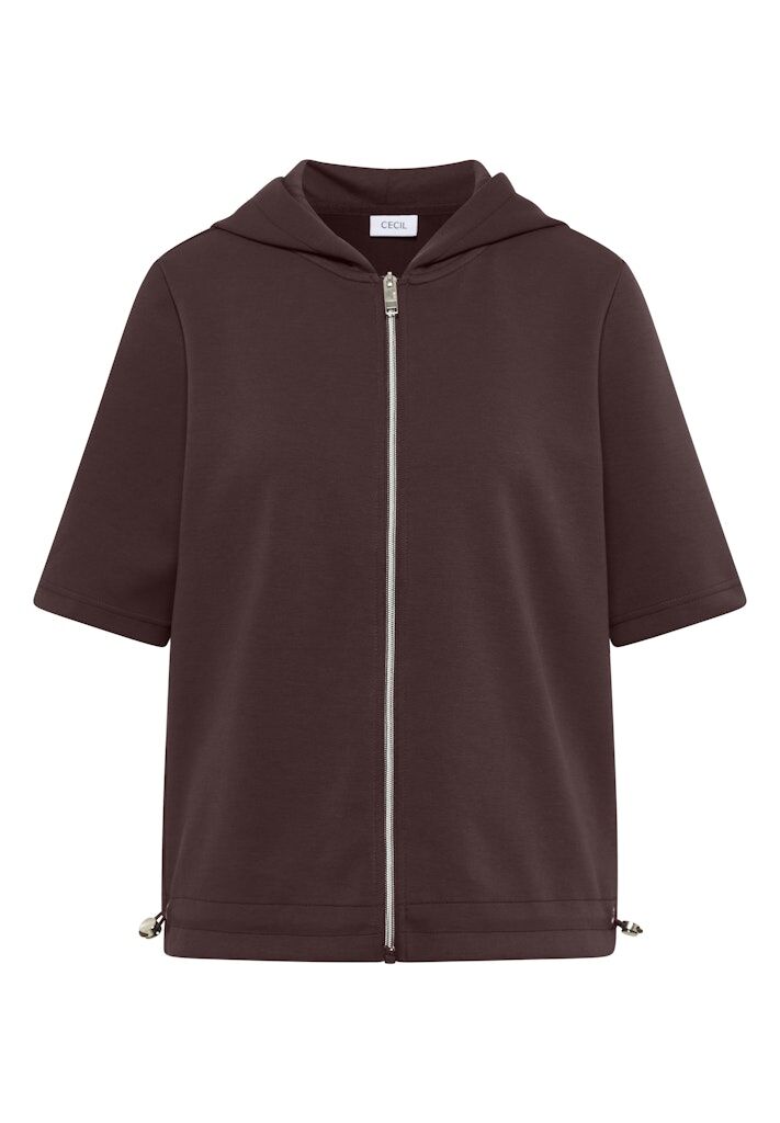 Kapuzenjacke mit seitlichen Tunnelzügen