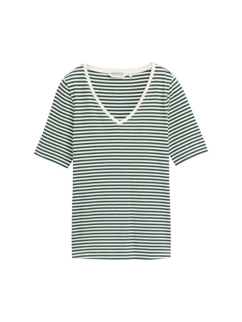 T-Shirt mit V-Ausschnitt