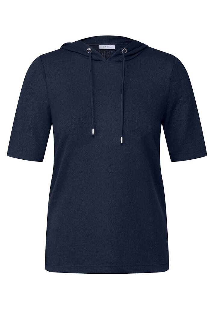 Cecil Crepe Hoodie-Shirt