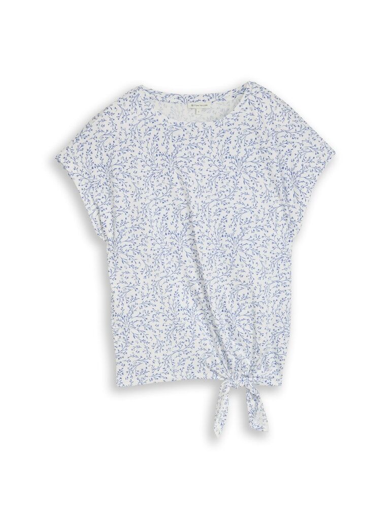 T-Shirt mit Knotendetail