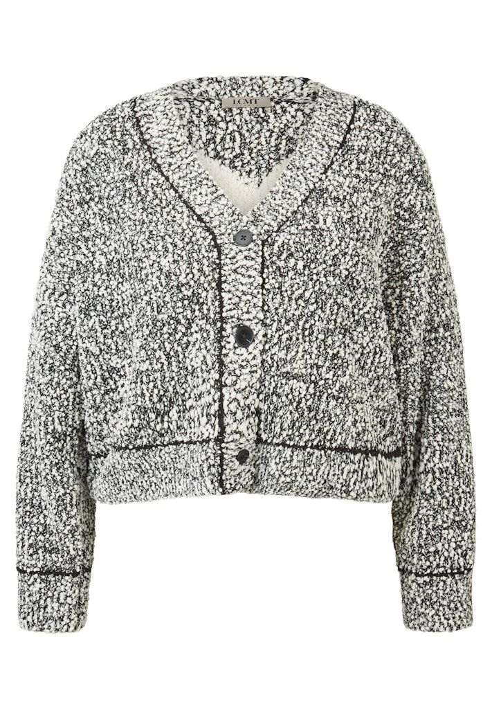 Strickjacke mit Rückenmuster