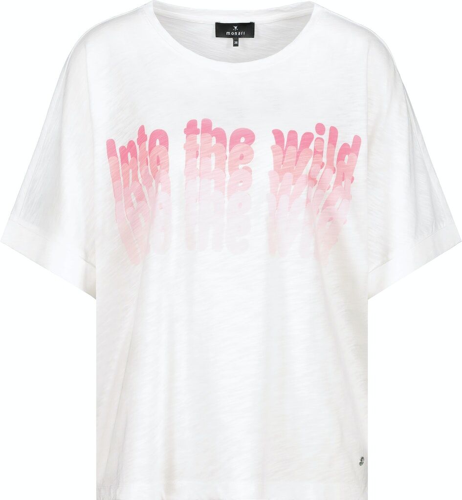 Monari T-Shirt mit Schriftzug